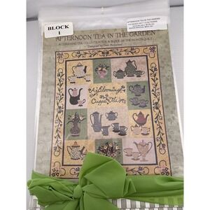 Afternoon Tea In The‎ Garden Packaged Set 13 BOM Patterns- New (Debi Anderson)